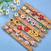 DIY 3D Flower Dangle Earring Making Kit DIY-SZ0008-56-5