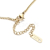 201 Stainless Steel Pendant Necklaces NJEW-D055-03G-5
