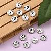 Brass Rhinestone Spacer Beads RB-A014-L10mm-01S-4