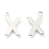 Non-Tarnish 201 Stainless Steel Charms X-STAS-C021-06P-X-2