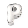 Brass Initial Beads KK-B167-27P-01P-1