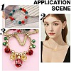 350Pcs 2 Colors Baking Paint Pearlized Glass Pearl Round Bead Strands HY-AR0001-14-6