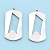 925 Sterling Silver Pendants STER-T006-12-2