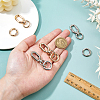 4Pcs 2 Colors Iron Swivel Clasps HJEW-FH00179-3
