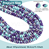 Synthetic Imperial Jasper Beads Strands G-WH0035-31A-2