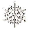 Tibetan Style Alloy Snowflake Big Pendants TIBEP-5252-AS-LF-1