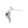 Alloy Stud Earring Findings PALLOY-N150-81-02P-3