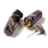 Natural Amethyst Dropper Perfume Bottles DJEW-H010-03G-01-2