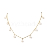 Natural Cultured Freshwater Pearl Potato Tassel Bib Necklaces NJEW-JN05697-2