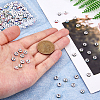 200Pcs 10 Colors Brass Rhinestone Spacer Beads RB-DC0001-09-3