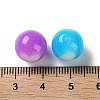 Two Tone Opaque Acrylic Beads SACR-I005-02B-3