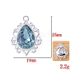 Glass Rhinestone Pendants FIND-WH0021-91S-019-1