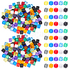 300Pcs 10 Colors Opaque & Transparent Acrylic Beads AJEW-BC0009-81-1
