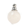 Natural Quartz Crystal Perfume Bottle Pendants G-K338-22P-03-1