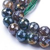 Electroplate Natural Indian Agate Beads Strands G-F627-01-D02-3
