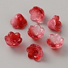Glass Bead Caps GLAA-WH0031-73C-2