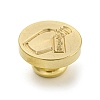 Wax Seal Brass Stamp Head AJEW-G056-01L-3