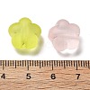 Frosted Transparent Acrylic Beads OACR-A032-31-3