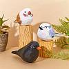 Wooden Birds and Tree Stump Ornaments JX728A-5