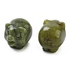 Natural Southern Jade Carved Figurines DJEW-L023-C07-1