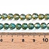 Baking Paint Transparent Glass Beads Strands DGLA-A035-T6mm-A08-5