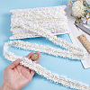 9 Yards Polyester Pleated Lace Trim OCOR-HY0001-28-3