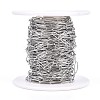 Tarnish Resistant 304 Stainless Steel Paperclip Chains CHS-F010-01C-P-01-3