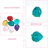   28Pcs 7 Colors Glass Beads GLAA-PH0002-05-6