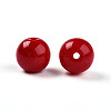 Opaque Solid Color Glass Beads X1-GLAA-N007-10mm-A03-2
