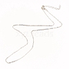 Iron Cable Chain Necklace Making MAK-I019-01B-S-3
