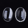 Transparent Glass Cabochons GGLA-R022-18x25-B-4