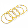 PVC Plastic Buddhist Bangle Sets BJEW-T008-17B-2