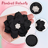Polyester & Rhinestones Ornament Accessories DIY-WH20063-015A-5