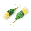 Colorful Tassel Pendants Dangle Earrings for Women EJEW-JE06107-4