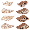 Olycraft Unfinished Wood Cabochons WOOD-OC0001-38-1