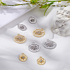 8Pcs 4 Stykes Rack Plating Alloy Pendants FIND-LP0005-91-1