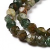 Natural Fuchsite Beads Strands X-G-C009-A02-4