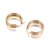 304 Stainless Steel Hoop Earrings STAS-D171-19G-2