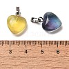 Natural Fluorite Pendants G-C155-02C-P-3