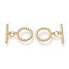 Brass Toggle Clasps X-KK-F820-03B-G-1