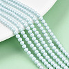 Baking Painted Pearlized Glass Pearl Bead Strands HY-N002-3mm-B01-1