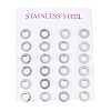 Tarnish Resistant 304 Stainless Steel Ear Studs EJEW-E225-02P-3