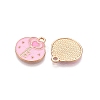 Valentine's Day Theme Alloy Enamel Pendants ENAM-T020-50E-02-2