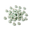Opaque Resin European Beads RESI-C055-01J-1