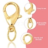 558Pcs 3 Styles Iron Open Jump Rings FIND-YW0007-77-4