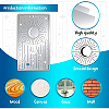 Stainless Steel Cutting Dies Stencils DIY-WH0242-216-3