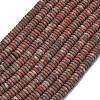 Frosted Natural Sesame Jasper Beads Strands G-K389-C04-01-1