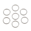 304 Stainless Steel Closed Jump Rings STAS-G393-06P-17-1