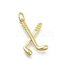 Brass Pendants X-KK-K400-13G-1