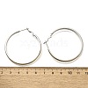 304 Stainless Steel Hoop Earrings for Women EJEW-C096-43GP-04-3